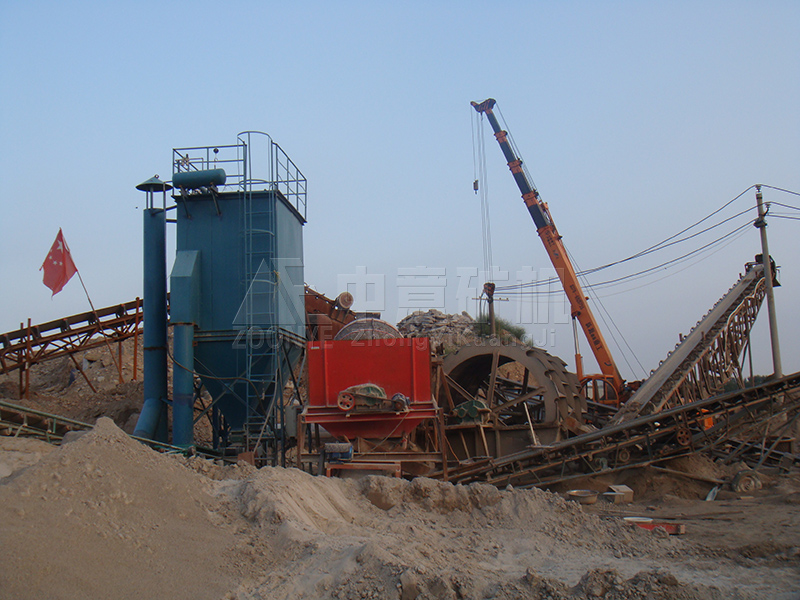 开封日产5000吨建筑垃圾处理生产线