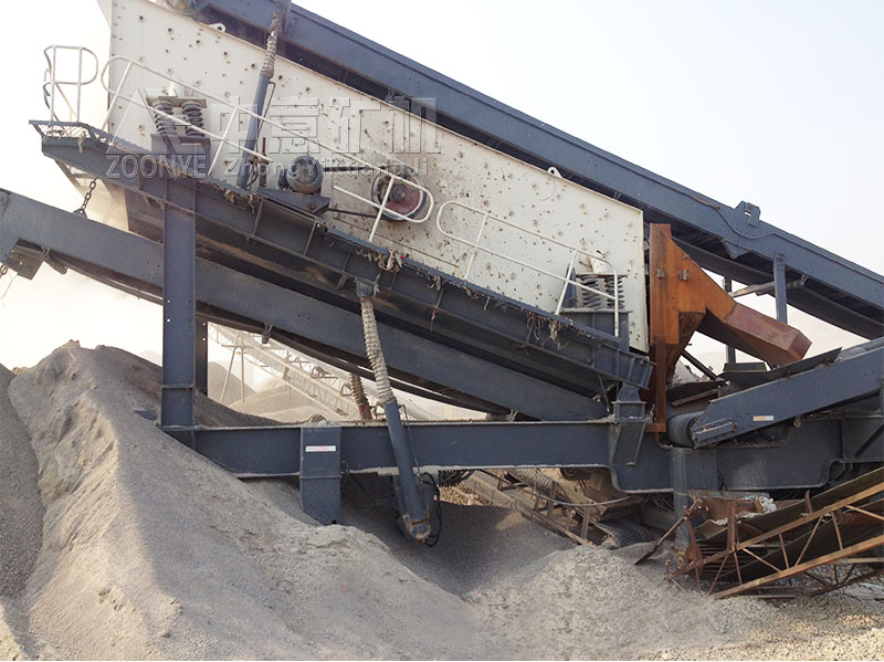 资源再生破碎现场