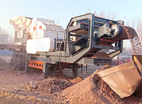 日产1000方移动式磕石机破碎混凝土块省时又省力