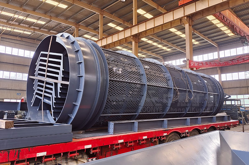 滚筒分选设备已顺利装车