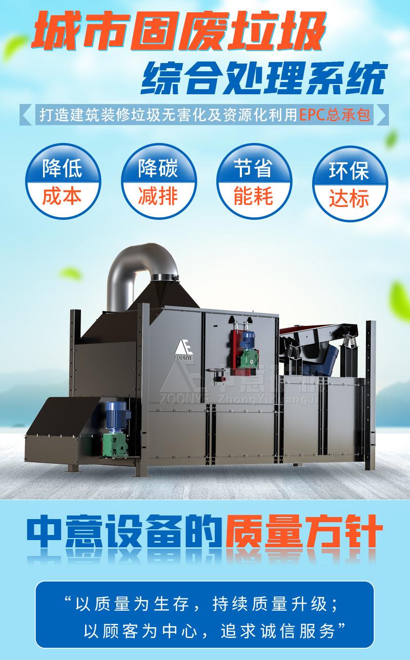 城市固废垃圾综合处理系统 城市固废垃圾综合处理系统