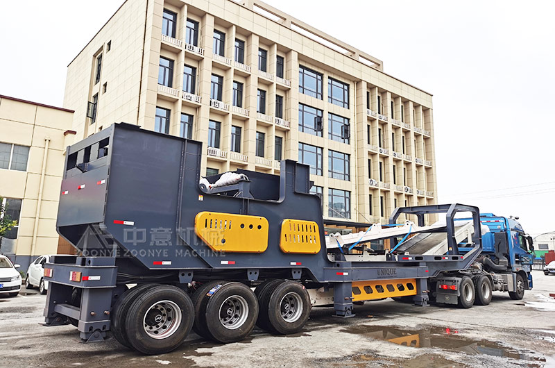 移动破碎机准备出发 移动破碎机准备出发