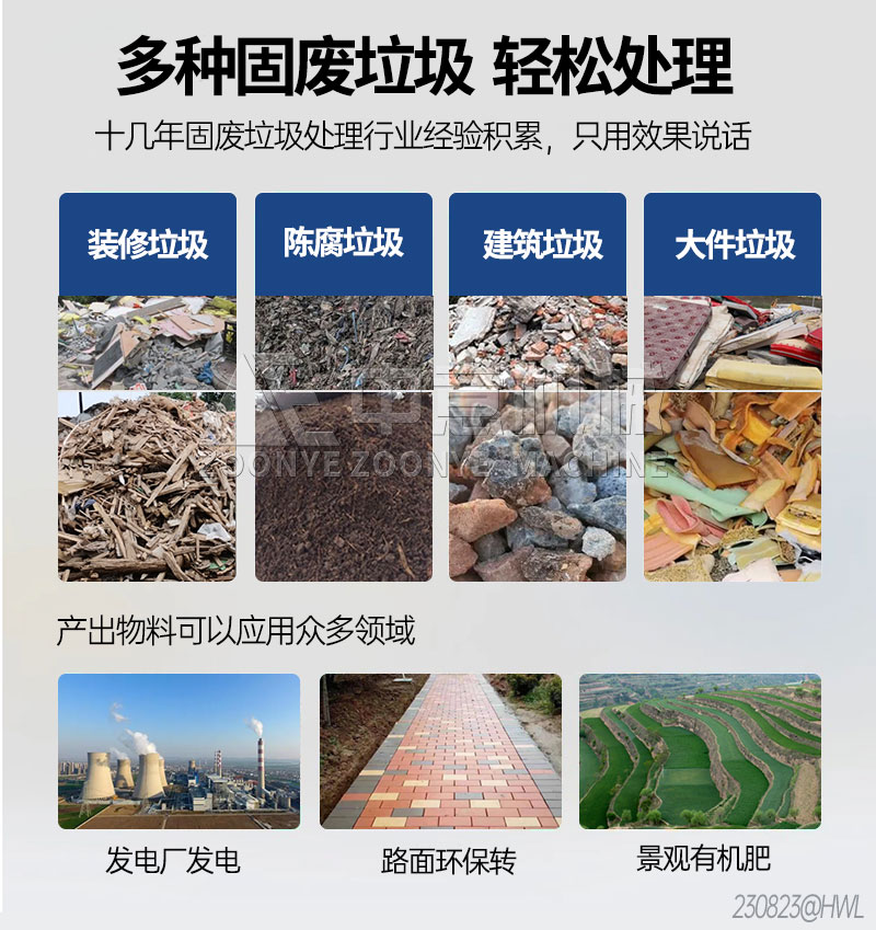 多种固废垃圾轻松处理 多种固废垃圾轻松处理