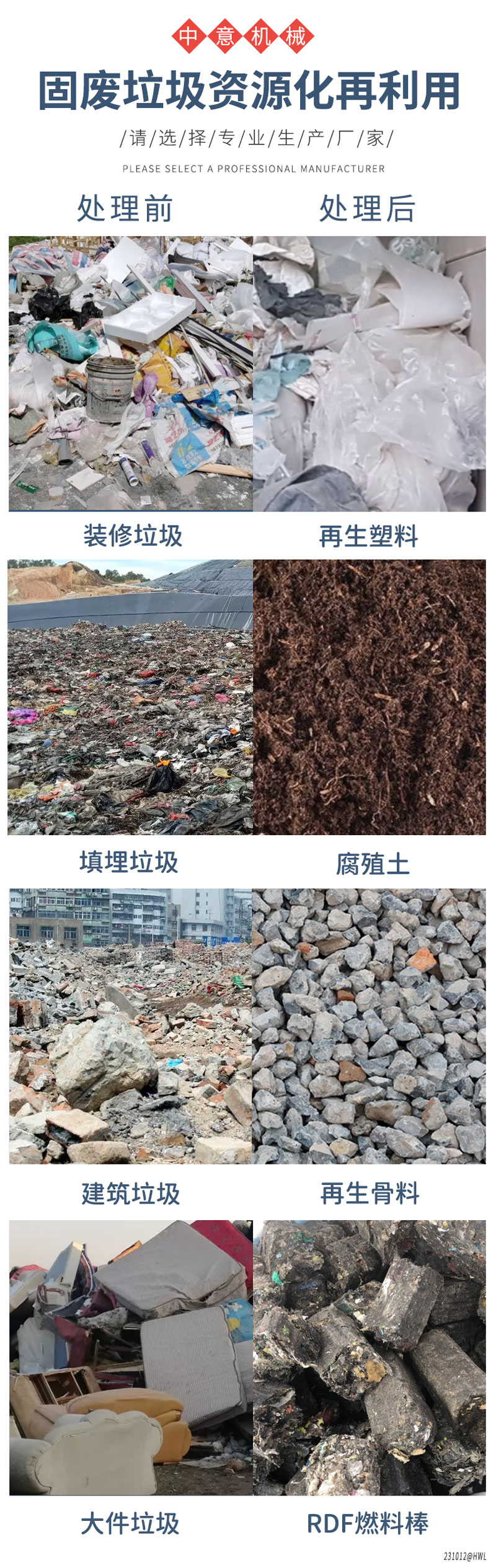 固废垃圾资源化再利用 固废垃圾资源化再利用