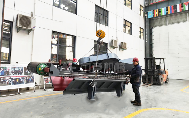 输送带+喂料斗 输送带+喂料斗