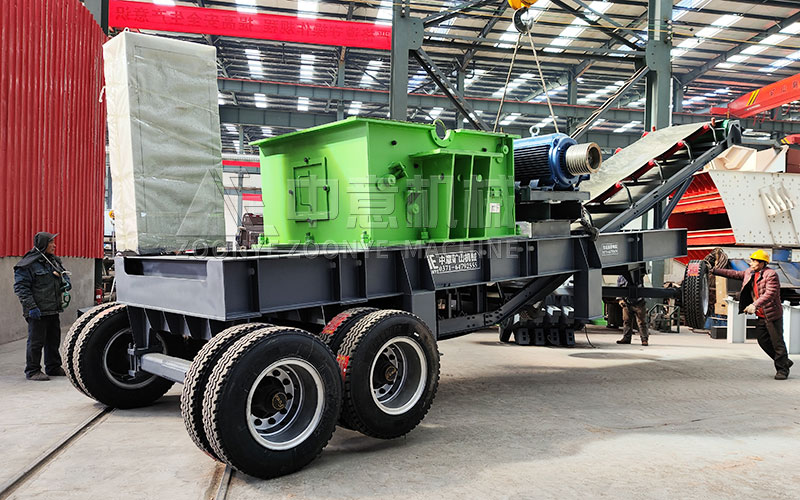 轮胎式破碎机 轮胎式破碎机