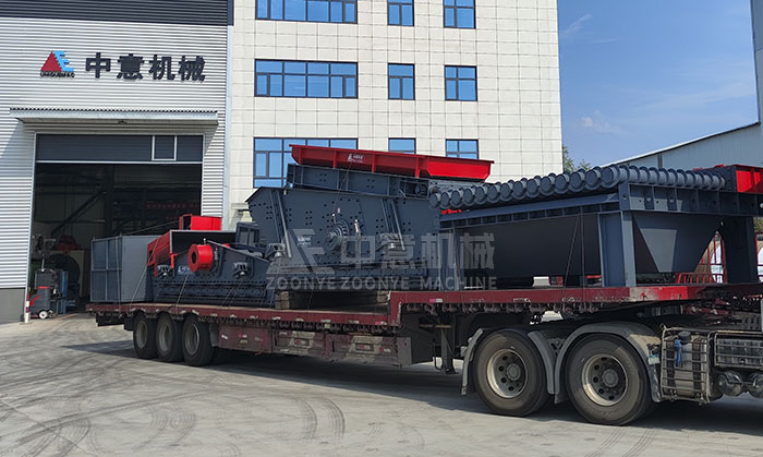 【发货现场直击】 凯发k8国际首页模块化装修垃圾资源化生产线设备启程浙江