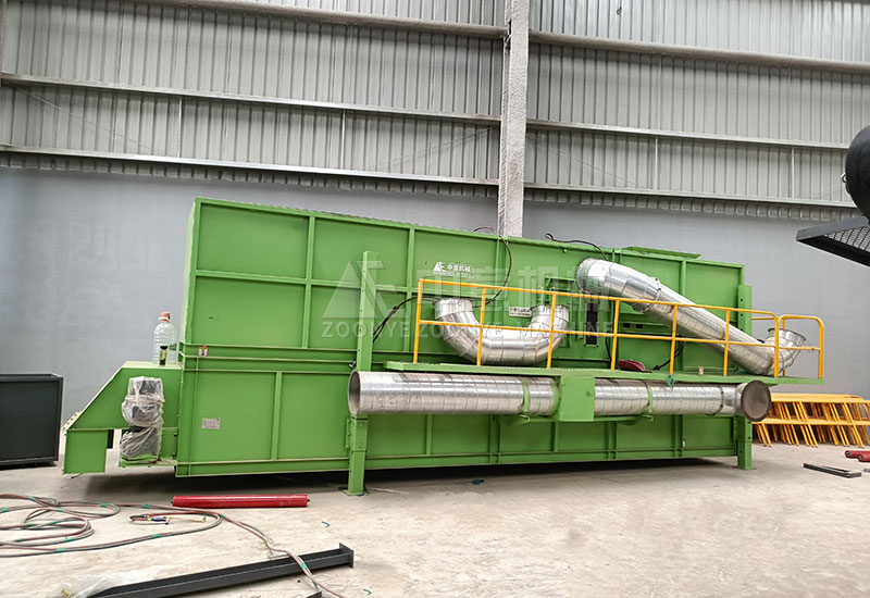 等待安装的综合风选机 等待安装的综合风选机