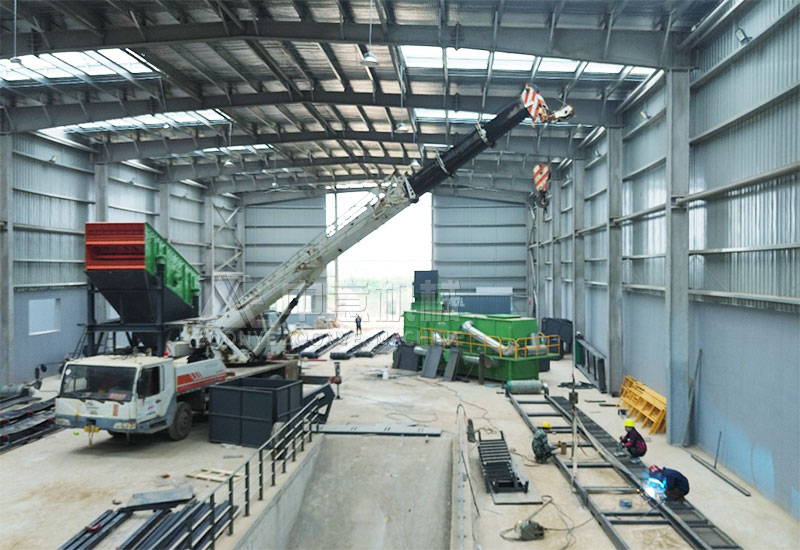 建筑垃圾处理安装现场 建筑垃圾处理安装现场