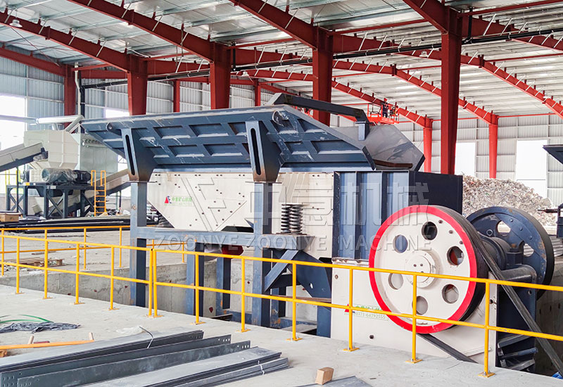 振动给料机+颚式破碎机 振动给料机+颚式破碎机