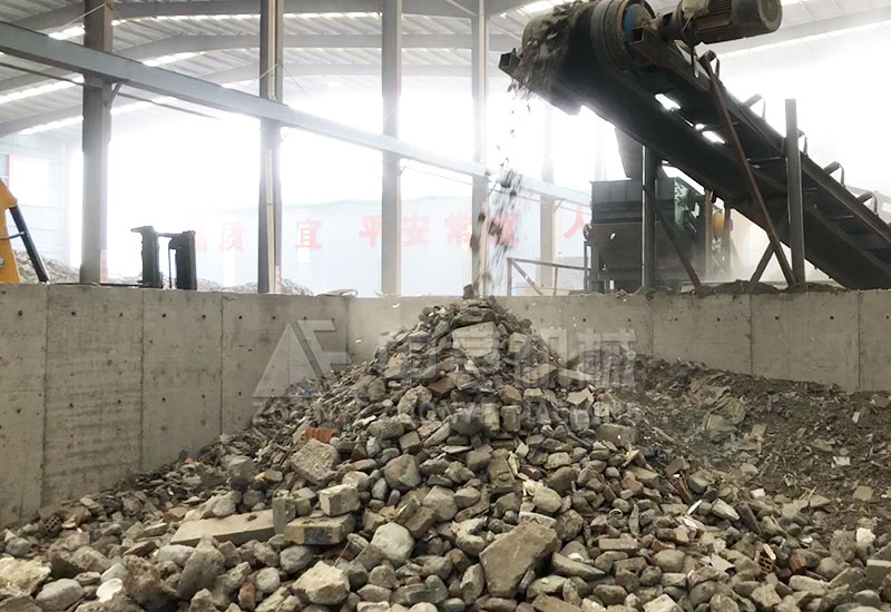 分拣出的再生骨料 分拣出的再生骨料